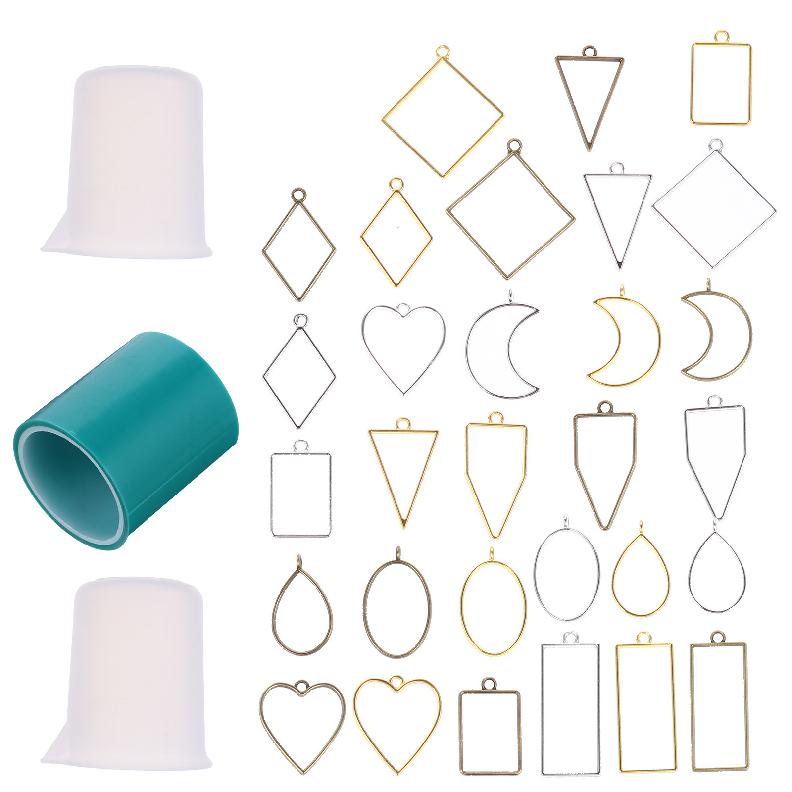 Jewelry Making Resin - Kit de manualidades para hacer llaveros,