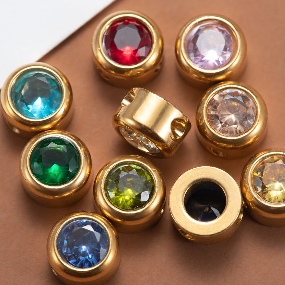 Crystal Bead Mix - 10 unids/lote de cuentas de circón