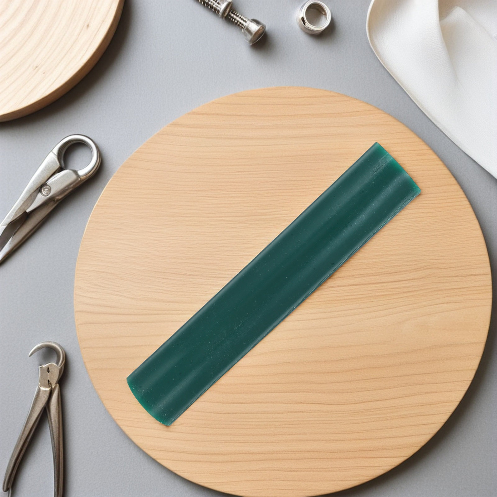 Jewelry Making Wax - Tubo de cera hueco verde para