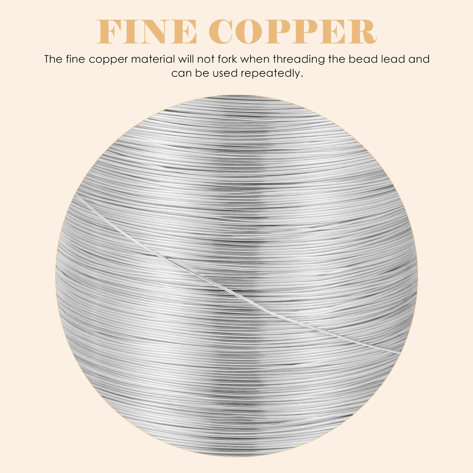 Jewelry Making With Copper Wire - Alambre de Joyería para Abalorios, Rollo
