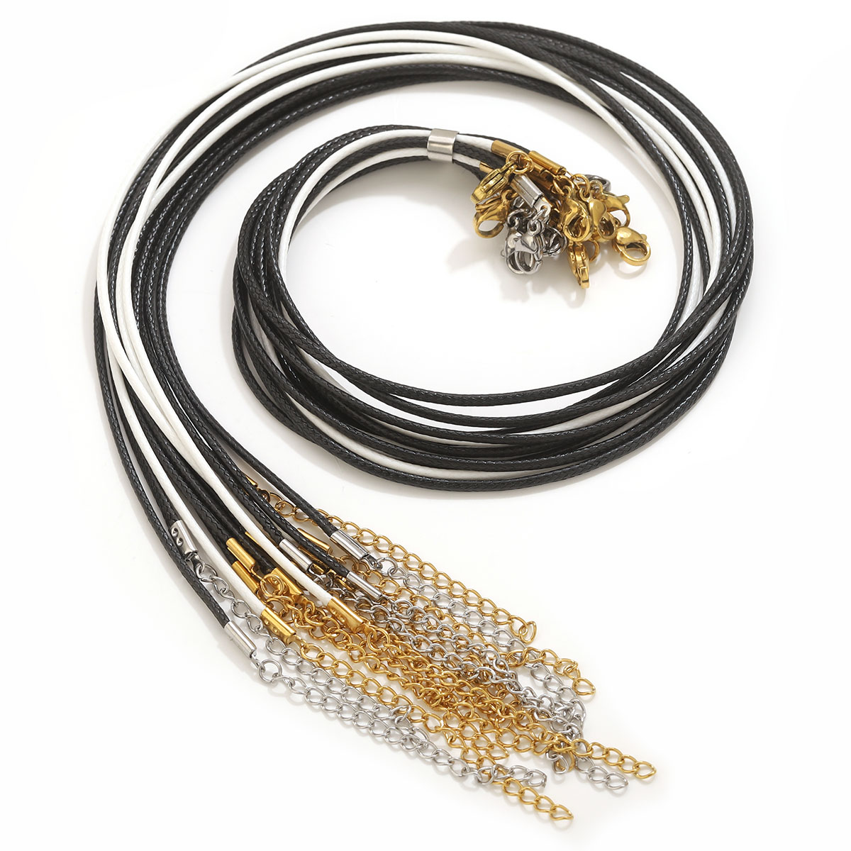 Collar de cordón de cuero con  - Jewelry Making Wax reseña y precio