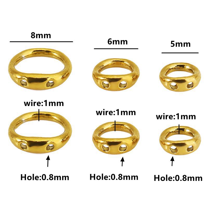 30 piezas de 5/6/8mm de acero  - Jewelry Making Equipment reseña y precio