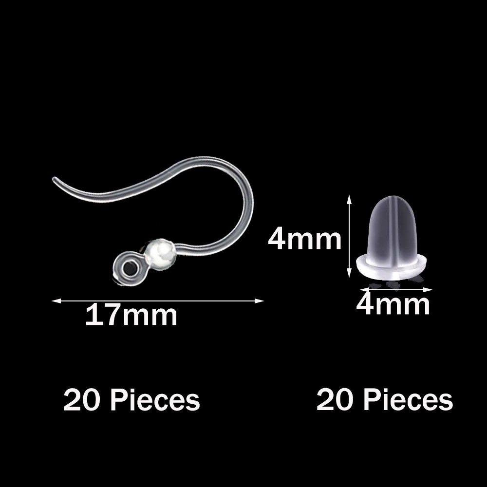 Ganchos de plástico para pendi - Jewelry Making Resin reseña y precio
