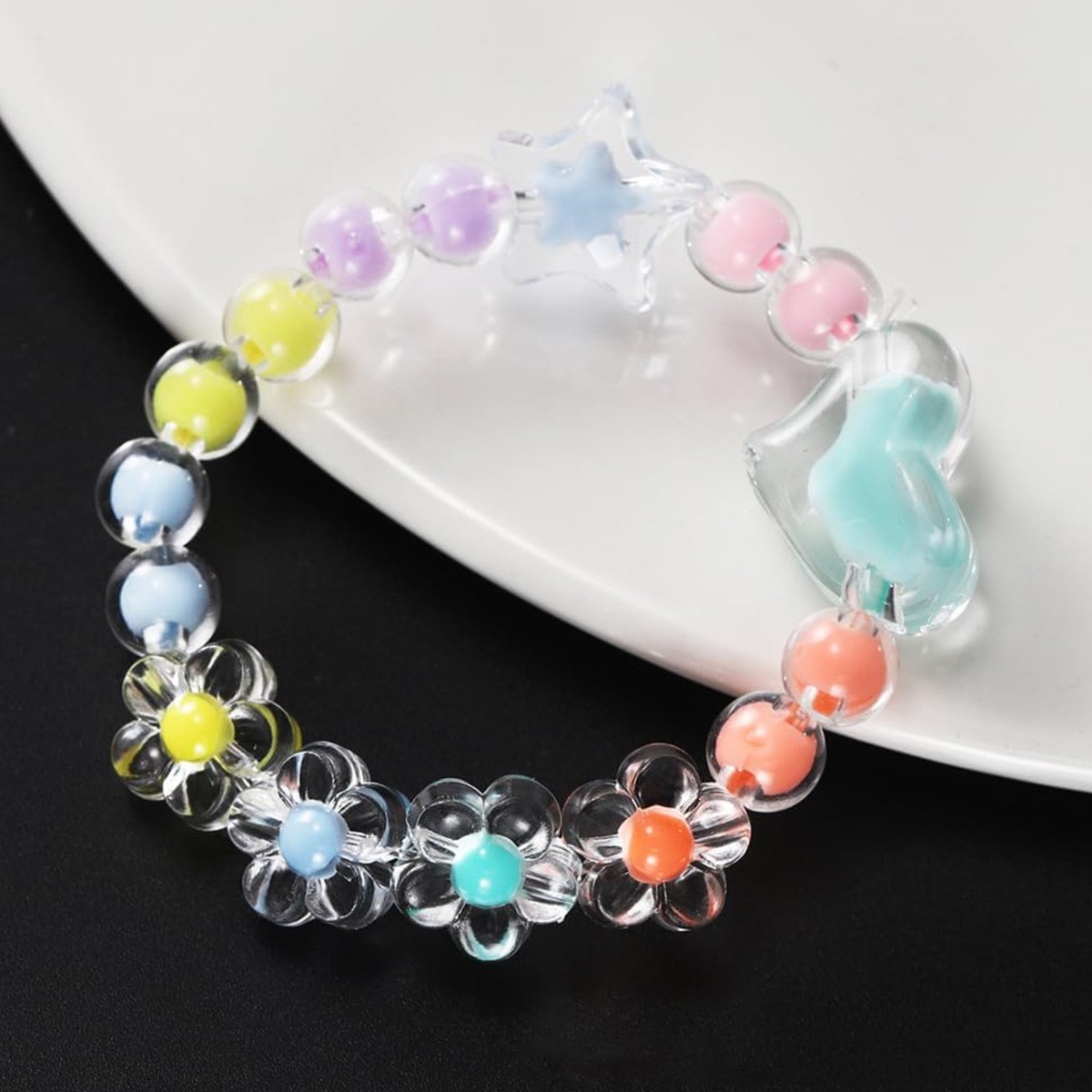 174 unids/caja de cuentas acrí - Jewelry Making For Birthday Party reseña y precio