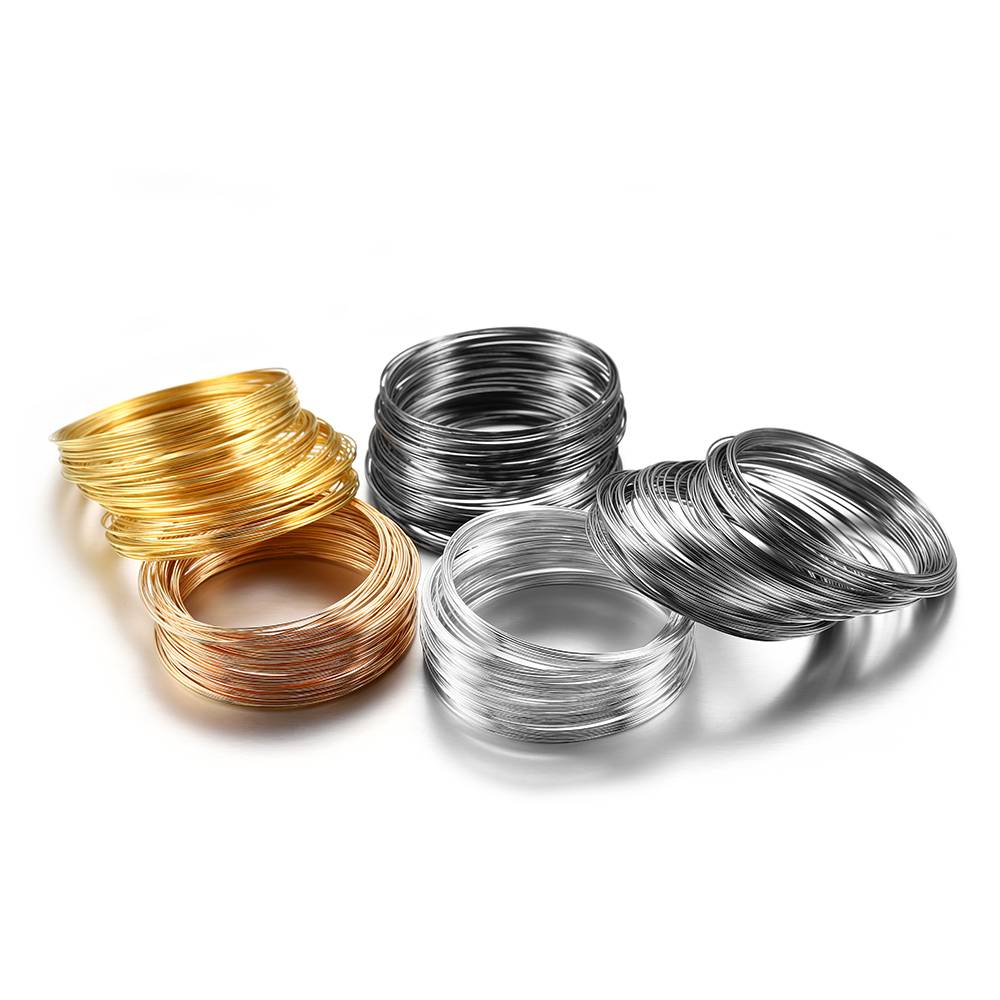 100 bucles/lote 0,6mm plata or - Jewelry Making Equipment reseña y precio