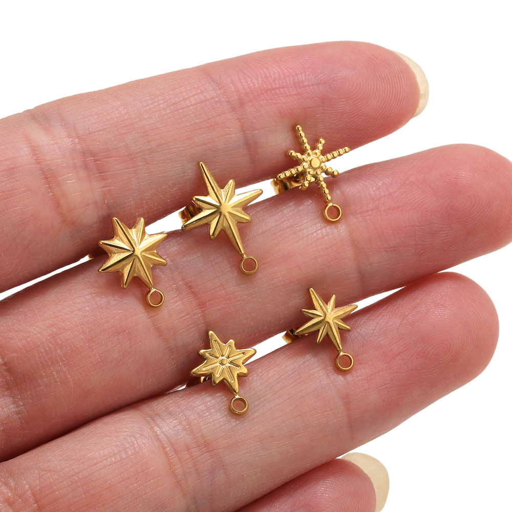 6 piezas de aretes de estrella - Jewelry Making Workshops reseña y precio