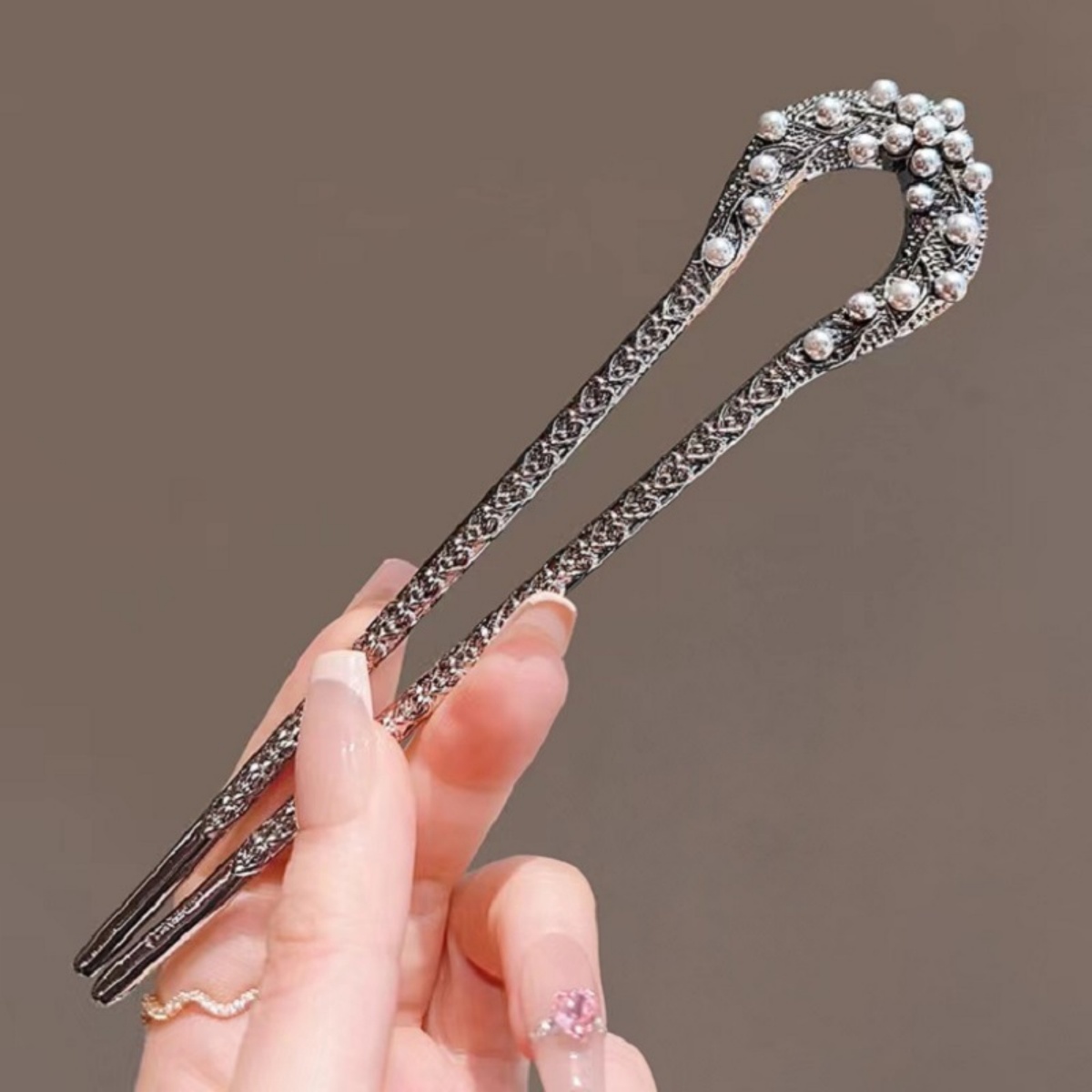 Horquilla nueva perla en forma - Jewelry Making Adults reseña y precio