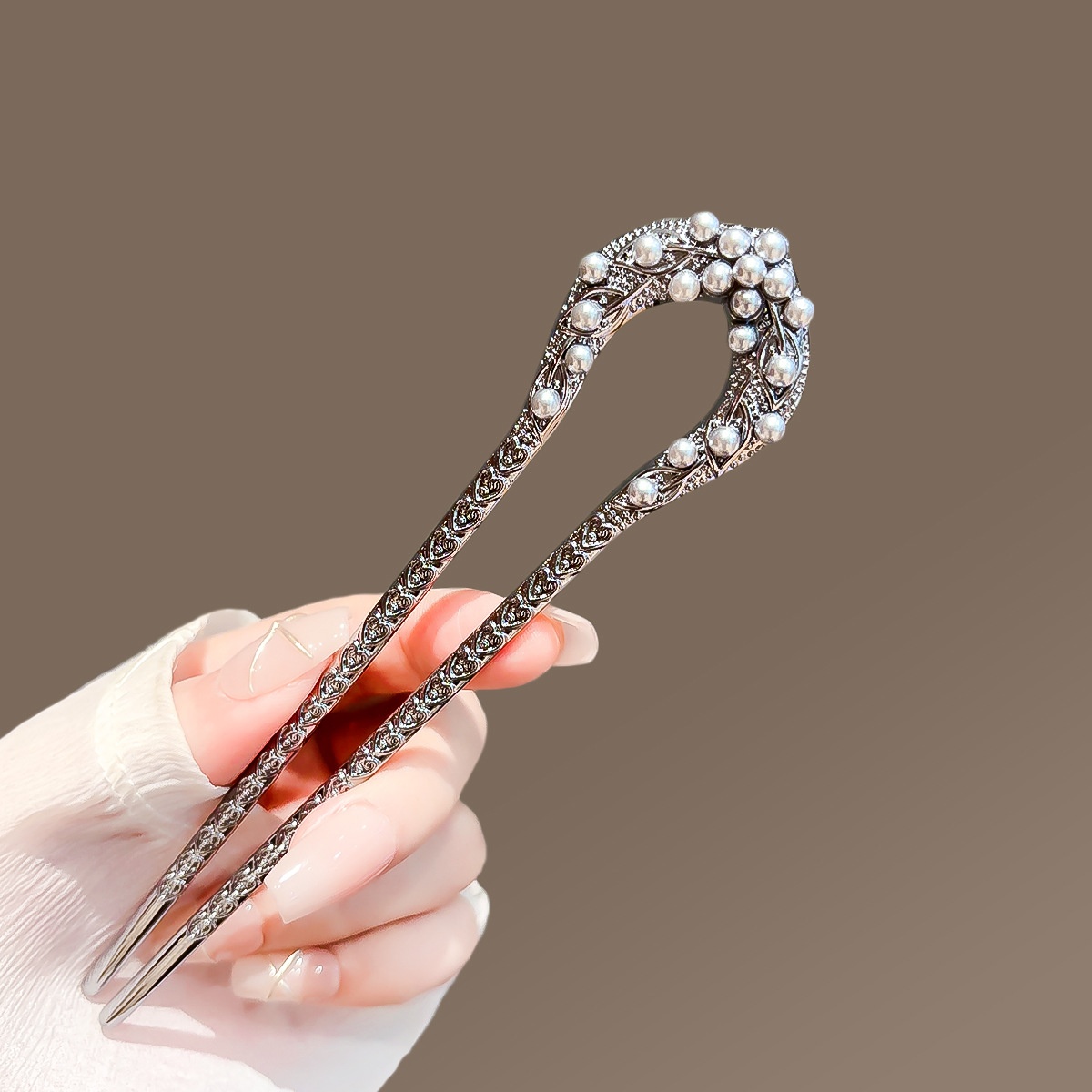 Horquilla nueva perla en forma - Jewelry Making Adults reseña y precio