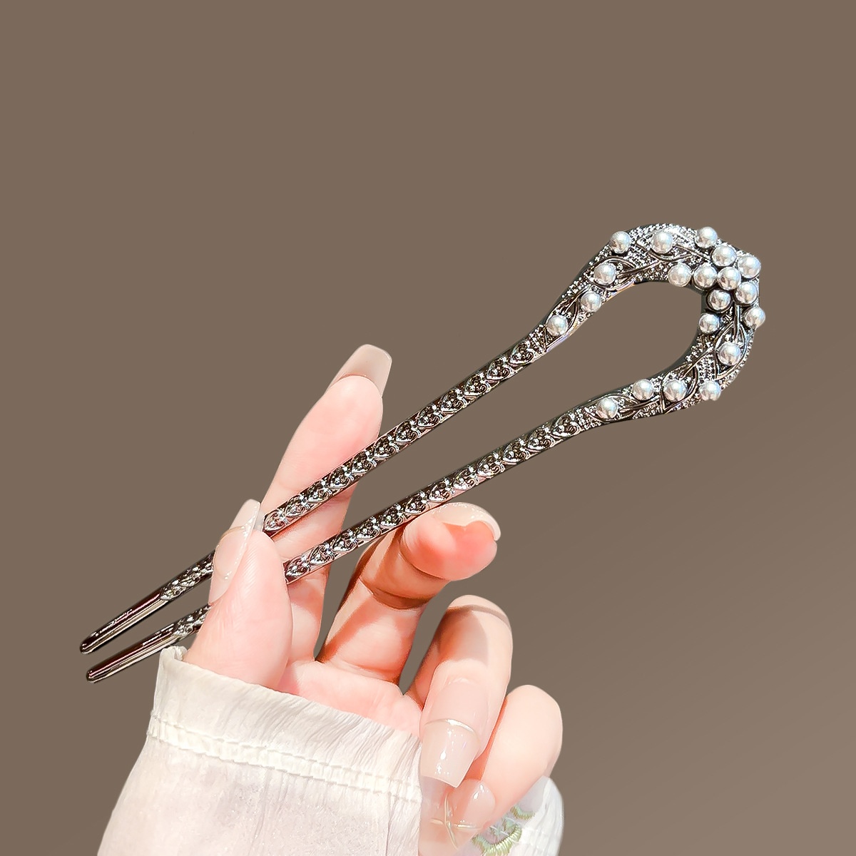 Horquilla nueva perla en forma - Jewelry Making Adults reseña y precio