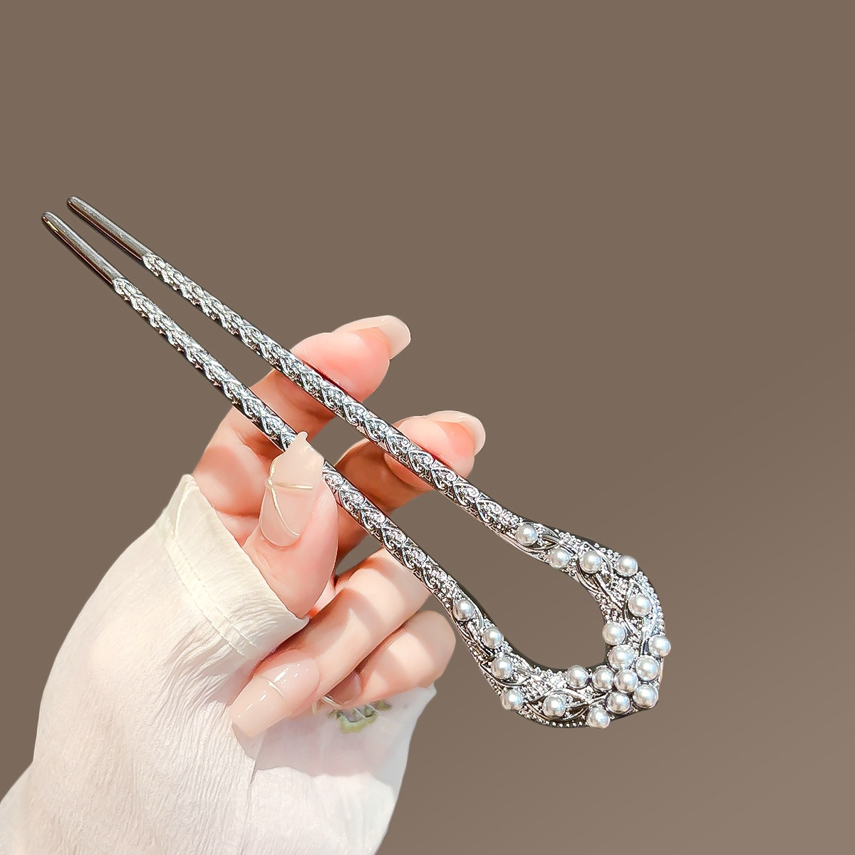Horquilla nueva perla en forma - Jewelry Making Adults reseña y precio