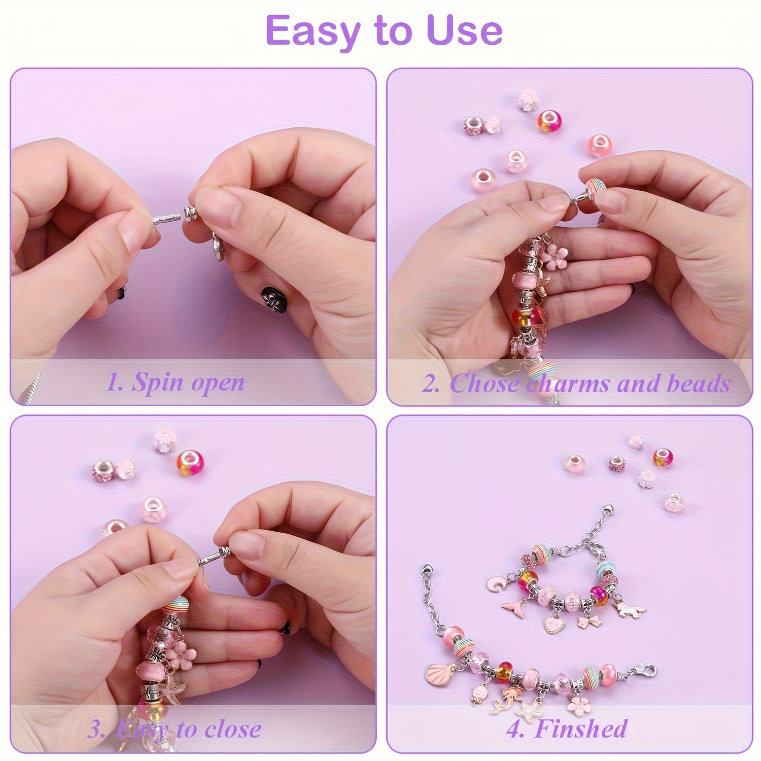 Kit de 68 piezas para hacer pu - Jewelry Making Resin reseña y precio